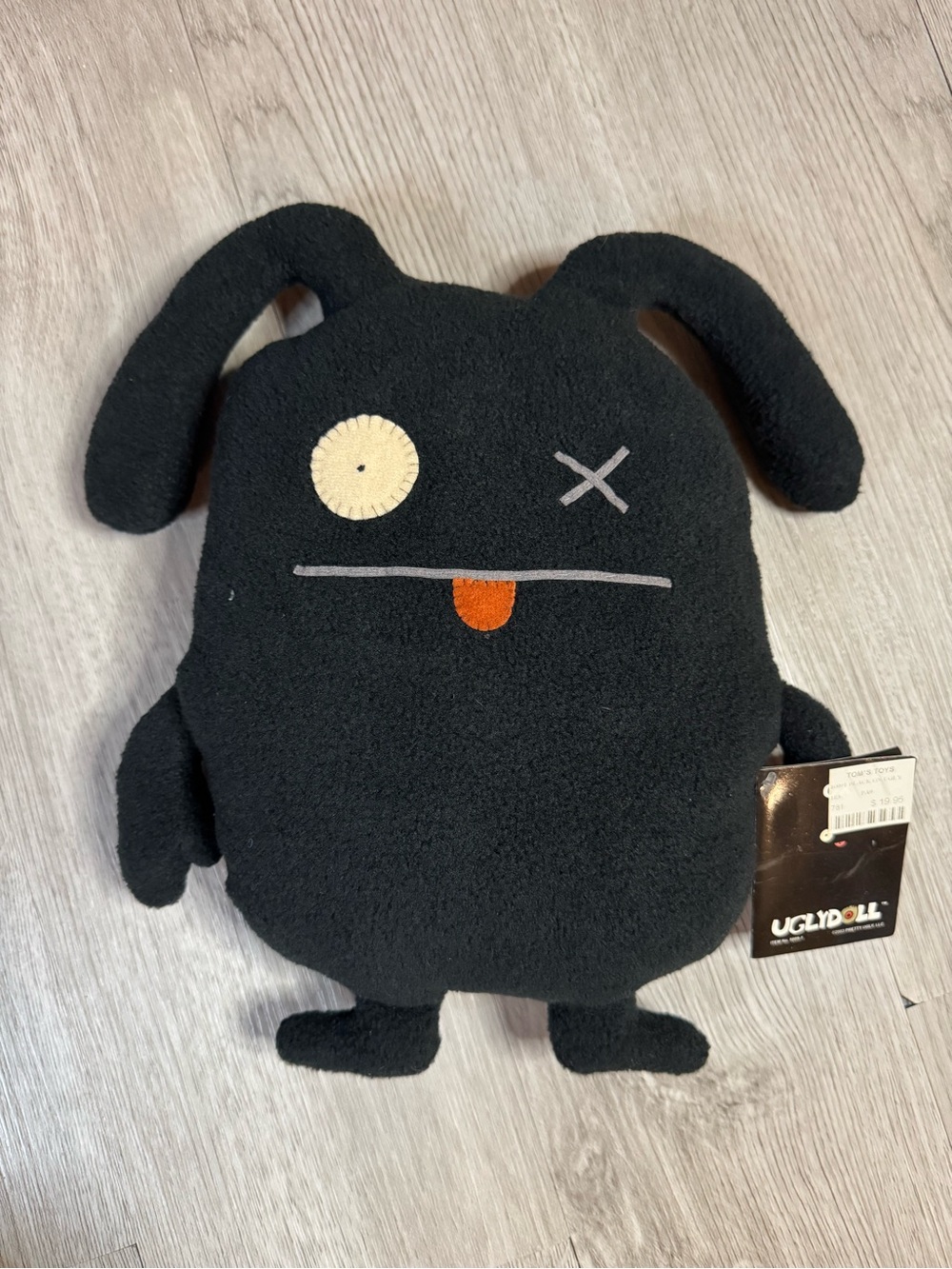 Uglydoll Ugly Doll Ox Black Plush w/ Tags Vintage 2003 NWT